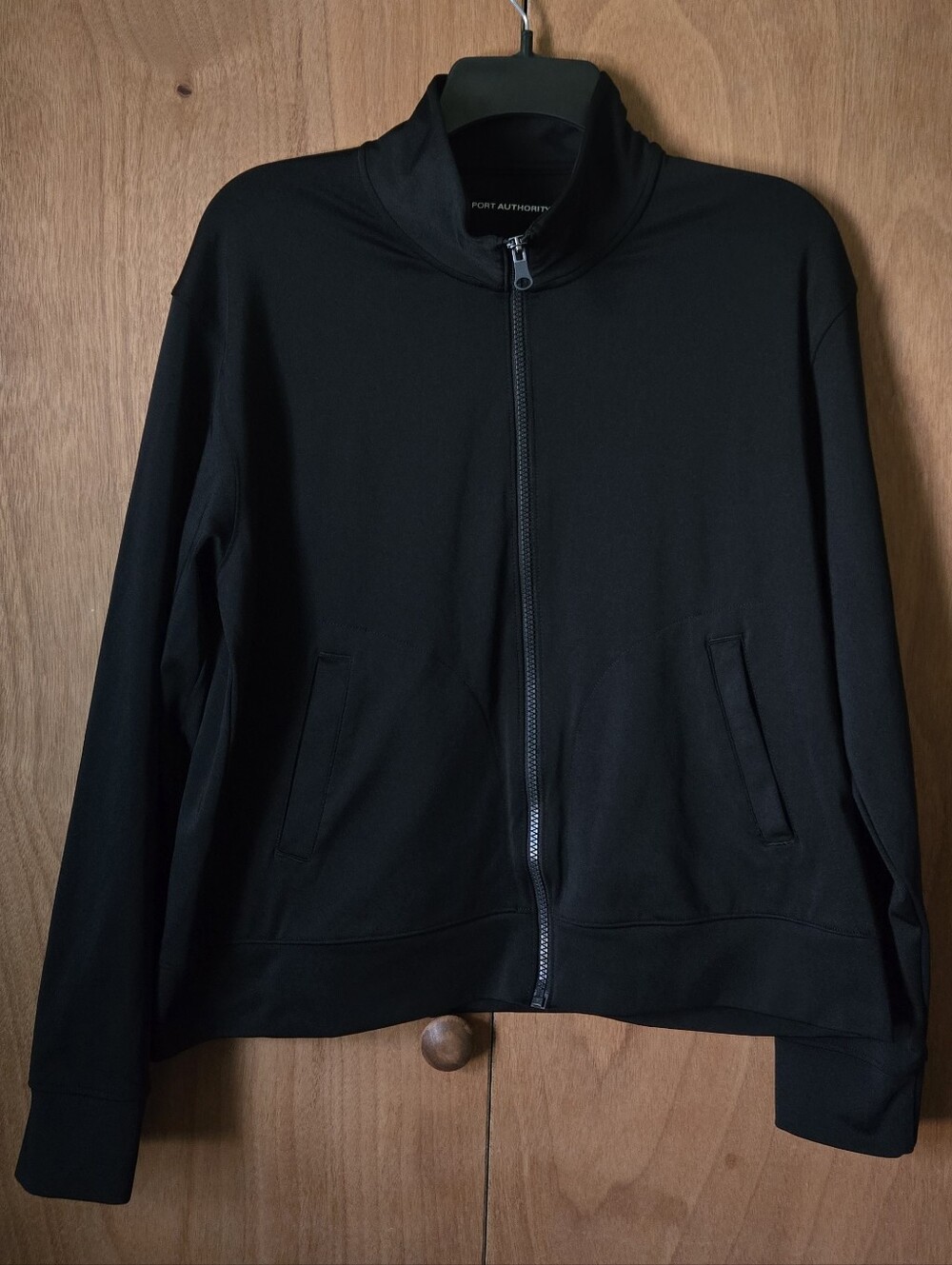 Port Authority Black Lightweight Full-Zip Shirt Jacket
